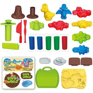 Jeu de jouets de <span class=keywords><strong>dinosaure</strong></span> en argile, 26 pièces, NON toxique et sûr, modèle magique, 3D, figurines de <span class=keywords><strong>dinosaure</strong></span> pour garçons et filles, livraison gratuite - Product Image 6