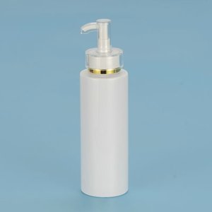 Nieuwe design 250 ml 350 ml <span class=keywords><strong>500</strong></span> ml 750 ml witte <span class=keywords><strong>plastic</strong></span> flessen voor lotion, shampoo en douchegel met gouden pompdispenser - Product Image 3