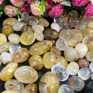 バルクブラックトルマリンタンブルナチュラルレイキストーンイエローファイアクォーツヘマトイドタンブルストーン治癒用 - Product Image 3