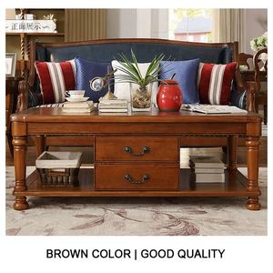 Tavolino da Caffè in Legno Stile <span class=keywords><strong>Country</strong></span> Francese di Lusso Moderno Bianco per Soggiorno - Product Image 4