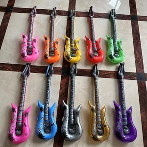 Instruments de musique gonflables jouets pour enfants guitares gonflables en PVC accessoires de fête de scène microphone <span class=keywords><strong>radio</strong></span> - Product Image 5