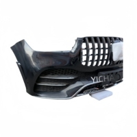 Para Mercedes-Benz GLE W167 2019-2023, Conjunto de Parachoques Delantero Estilo GLE53 AMG con Rejilla GT, Kit de Carrocería Completo