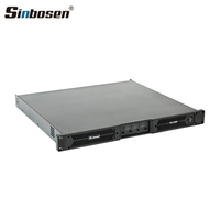 Amplificateur de puissance audio professionnel numérique Sinbosen K4-1400 4 canaux 4x1400W 8 ohms en métal