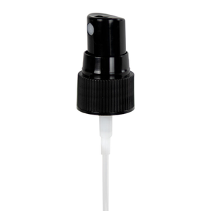 20/400 Black Ribbed Finger Sprayer With 3-3/4" Dip Tube and 0.16mL Output