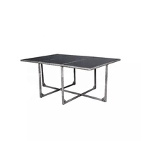 Ensemble de meubles de jardin en rotin à bas prix, meubles de patio modernes, ensemble de table et de chaises en rotin pour l'extérieur