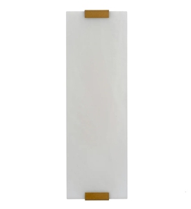 Acrylic White Color Lampshade <b>Wall</b> <b>Sconce</b> with Brass Iron for Hotel Bedside Corridor - Product Image 1