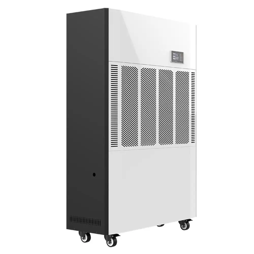 Manufacturer Wholesale High Power Wheeled Industrial Dehumidifier With Air Purifier And Dryer Suitable For Indoor