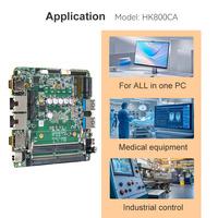 Placa Base AMD AI 9 365 NUC 2*Lan I226-V 2*DDR5 M.2 M-Key 2280 1*RS232 2*USB 2*HD 2*Type-C con Procesador AI Serie 300