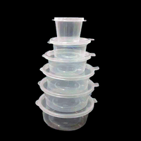 Contenants à sauce miniatures étanches Technologie d'étanchéité à base d'amidon de maïs et de soja Jetables Écologiques Biodégradables pour les livraisons et les fêtes