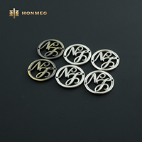 Plaque métallique personnalisée pour vêtements et accessoires de marque HONMEO, étiquette métallique OEM ODM sur mesure pour jeans