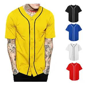 Biểu Tượng Tùy Chỉnh Thư Thêu Trống Bóng Chày Jersey Lưới Thoáng Khí Thăng Hoa Áo Sơ Mi Ngắn Tay Áo Softball Áo Sơ Mi Cho Nam Giới