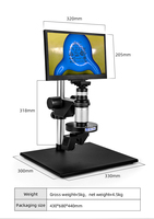 Microscope numérique industriel 3D MSD428-13.3YT avec écran de 13,3 pouces pour la réparation de circuits imprimés, les pièces CNC, l'inspection de l'électronique et du matériel