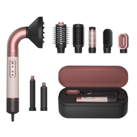 Styler à air chaud de salon, finition brillante, moteur BLDC, 3 niveaux de chaleur, finition lisse, styler à air chaud