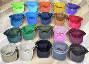 Casquette de baseball Dad Hat personnalisée par les fabricants, avec logo brodé ou imprimé, style vintage, formel ou sportif, 100% coton, lavage classique, bicolore - Product Image 4