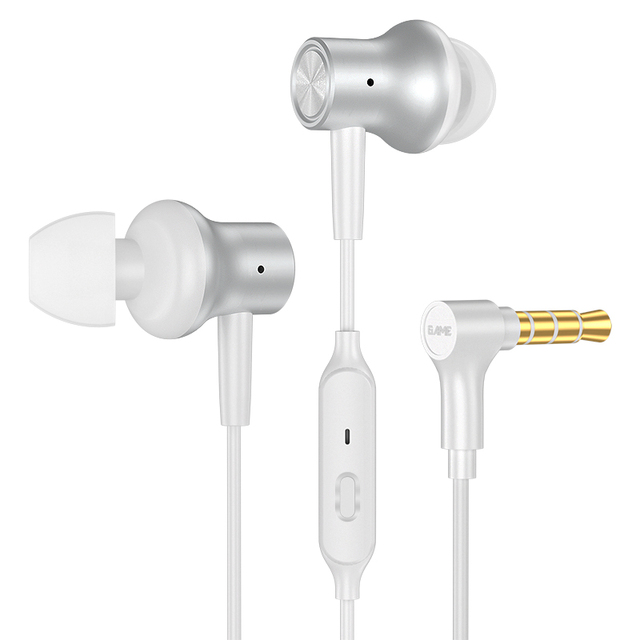 2026New High Quality 3.5mm Plug Earphones Headsets 1.2 M Handsfree Stereo In-ear Wired Earphone