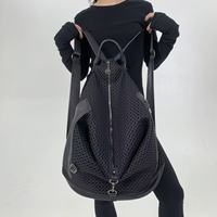 Sac à dos personnalisé en maille Y2K Millennium Hot Girl, multi-poches, fermeture éclair, sac à main à bandoulière unique