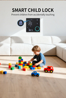 Thermostat de chauffage par le sol, contrôleur de température intelligent 16A avec Modbus RS485 pour système de chauffage par le sol