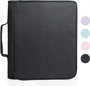 Free Sample BSCI 400 Page Capacity 2 Inch 3 <b>Ring</b> Zipper <b>Binder</b> with Detachable Shoulder Straps Use for School - Product Image 5