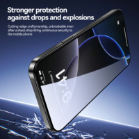 Nouvelle conception, lot de 3 protections d'écran ESD pour iPhone 18 Pro Max 17 16 15 14 13 12 11 Plus, verre trempé, installation facile avec outil
