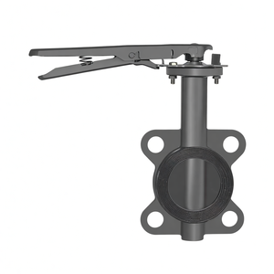 Válvula de Mariposa de Asiento de Goma NBR DN100 PN16 de 4 Pulgadas con Mango de Hierro Fundido, Pedido Urgente COVNA - Product Image 5