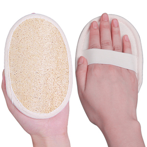 Éponge exfoliante pour le lavage du corps en luffa Gommage de bain naturel Éponge réutilisable en luffa pour hommes et femmes - Product Image 2