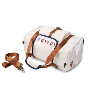 Women's Fashionable Expandable Oxford Duffel Gym Tote <b>Bag</b> Large Waterproof Weekender Carry-on Overnight <b>Bags</b> with Zipper Closure - Product Image 2