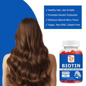 Wholesale Price <b>Biotin</b> <b>Gummies</b> for Skin Whitening Promote Healthy Joint <b>Biotin</b> and Sodium Beauty Supplement - Product Image 2