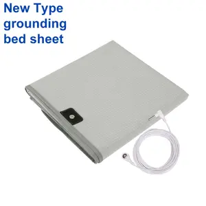 2024 New Style Half Size 6% Silver Fiber Cotton Earthing Grounding Bed Sheets