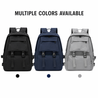 Sac à dos étudiant grande capacité avec logo personnalisé, en polyester imperméable, sac d'école multicouche, sac à dos de voyage pour ordinateur portable avec faible MOQ