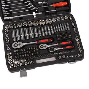 Juego de Herramientas Profesional de 118 Piezas de Acero al Carbono con Estuche Rígido, Juego de Llaves de Trinquete y Dados para Mecánico de Automóviles, Motocicletas y Automóviles - Product Image 4