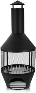 Chiminea Patio Heater Outdoor Garden <b>Fire</b> Pit Traditional Clay Fireplace Backyard Patio Heater - Product Image 2