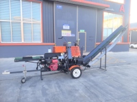 Procesador de Leña Profesional para Mercado N/A y UE, Divisor de Leña de Gas de Alta Resistencia con Motor de 15HP y Engranajes, Económico para Partir Leña, 1 Año de Garantía