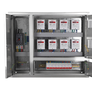 304 Stainless Steel 8-Way Electric Meter Box with Viewing <b>Window</b> IP65 Outdoor Power Panel Electricity meter box - Product Image 2