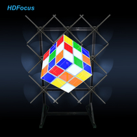 Support Audio Hdfocus écran holographique 2d 65cm ornement 150cm couverture Dsee 43cm ventilateur holographique 3d danse