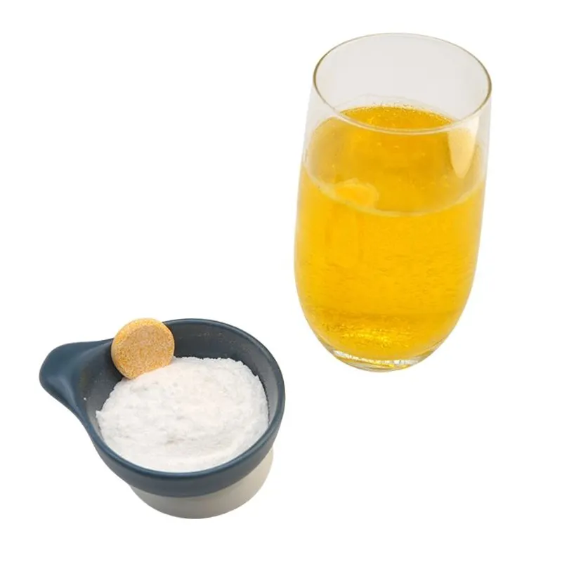 Bubuk kristal putih Vitamin C 40-80 Mesh antioksidan asam penyerap