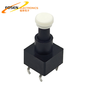 Ban Đầu 8*8Mm On Off Micro <span class=keywords><strong>Tact</strong></span> Chuyển Đổi 5*5 Trắng Vòng Cap 4Pin 12V <span class=keywords><strong>Push</strong></span> <span class=keywords><strong>Button</strong></span> Tactile Chuyển Đổi Với Mũ - Product Image 3