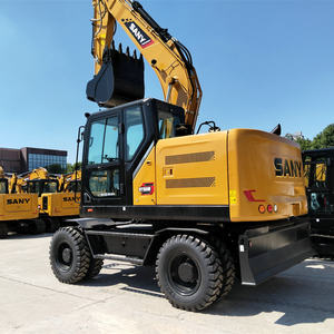 Nouvelle pelle sur pneus d'occasion Sany SY155W en parfait état 15ton Chine original sy155 155H pelle d'occasion - Product Image 3