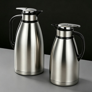 Jarra de Acero Inoxidable con Aislamiento al Vacío de 2L, Doble Capa, para Servicio de Bebidas - Product Image 1