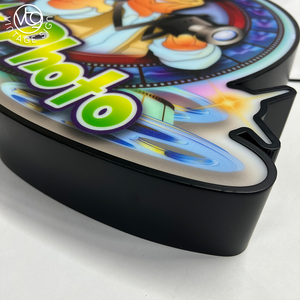 Insegna Luminosa LED Personalizzata con Logo Cartoon Mr. Photo, Stampa Completa per Studio Fotografico e Vetrina Negozio - Product Image 3