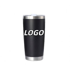 X527 Custom Logo 20oz Powder Coated Tumbler Double Wall Vacuum <b>Insulated</b> Stainless Steel Travel Coffee <b>Mug</b> With Logo - Product Image 1