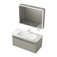 Meuble de salle de bain moderne personnalisé en usine, mural, étanche, lavabo en aluminium, meuble-lavabo de salle de bain