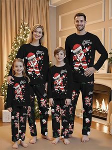 <span class=keywords><strong>Conjuntos</strong></span> de Pijamas Térmicos Románticos de Navidad con Cintura Elástica <span class=keywords><strong>para</strong></span> <span class=keywords><strong>Parejas</strong></span>, Familias y Niños, Ropa de Dormir Suave de Santa Claus a Juego <span class=keywords><strong>para</strong></span> Otoño - Product Image 1