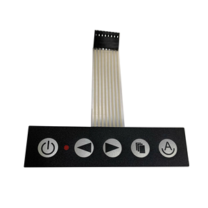 Thông minh thiết bị điện tử tùy chỉnh 1x5 ma trận mảng 5 Key Silicone PVC Pet màng chuyển 5 mũi tên bàn phím Bàn phím menu tự động với LED - Product Image 6