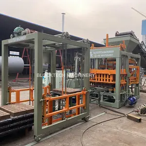 Individualisierte vollautomatische Zementziegel-hydraulikpresse ineinandergreifende QT6-15 Blockherstellungsmaschine