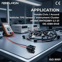 Connecteur automobile étanche femelle 8 broches scellé TS090 RH70288Y-2.1-21 6189-0149 90980-10882 pour faisceau de capteurs ECU Toyota Honda