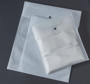 Sac d'emballage textile personnalisable de haute qualité avec boucle dissimulée, écologique et réutilisable, avec logo personnalisé pour le shopping - Product Image 3