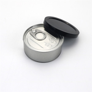 Wholesale Custom Tinplate Metal <b>Boxes</b> Round Shape Candy Storage Jar - Product Image 5