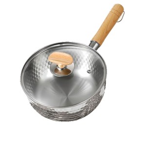 Olla vaporera de acero inoxidable de 1.5L, olla gruesa de calidad alimentaria con tapa para fideos, comida para bebés, cocina multifuncional - Product Image 2