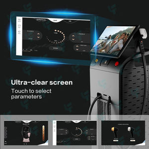 Máquina de depilación láser de titanio <span class=keywords><strong>Soprano</strong></span> Vertical de 3 longitudes de onda Uso en salón 755 808 1064 Equipo de depilación láser de diodo - Product Image 2