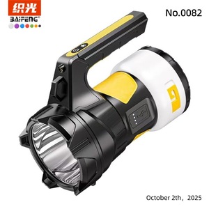 Linterna LED Recargable de 12W RGB con Zoom y Regulación de Intensidad, Linterna de Camping para Exteriores de 19.6cm con Asa - Product Image 3